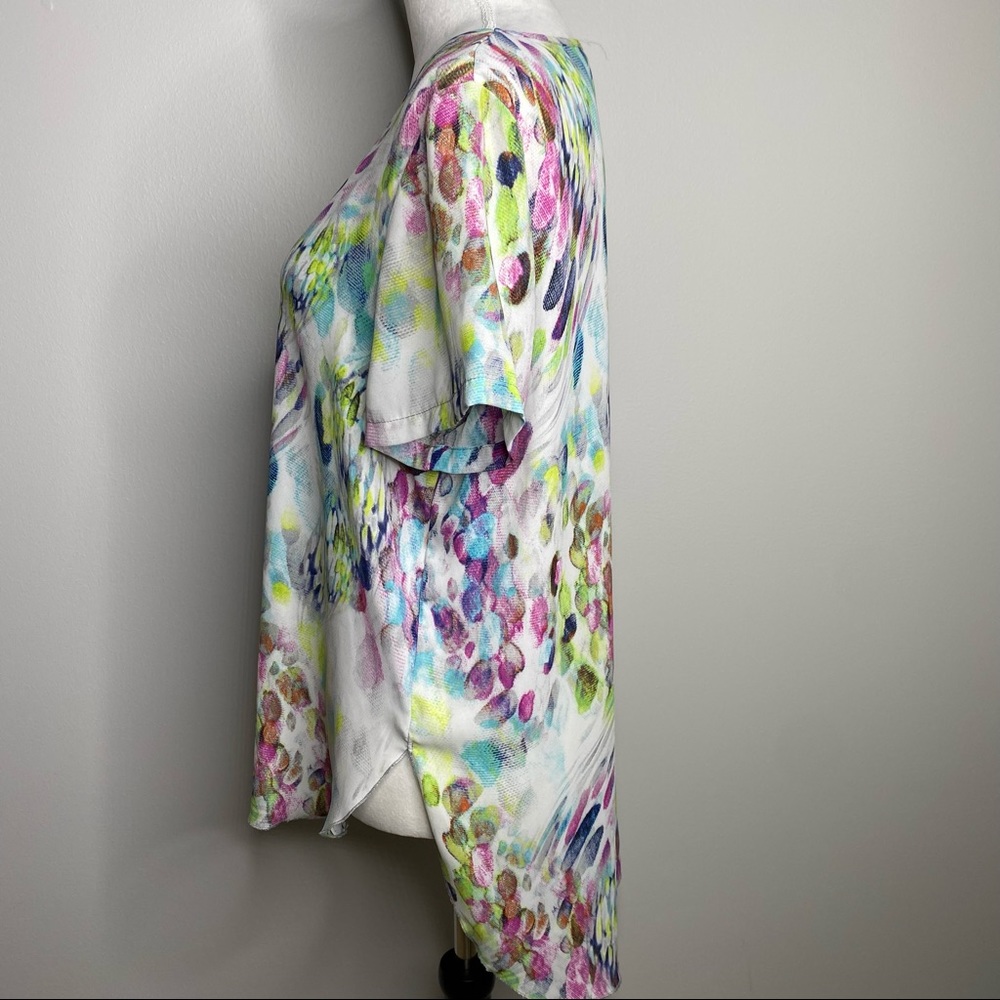 Spense Multicolor Abstract Print Top - Picture 3 of 5
